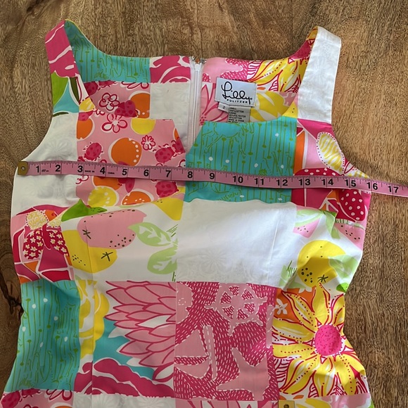 Lilly Pulitzer Vintage Patchwork Print Dress - Picture 6 of 9